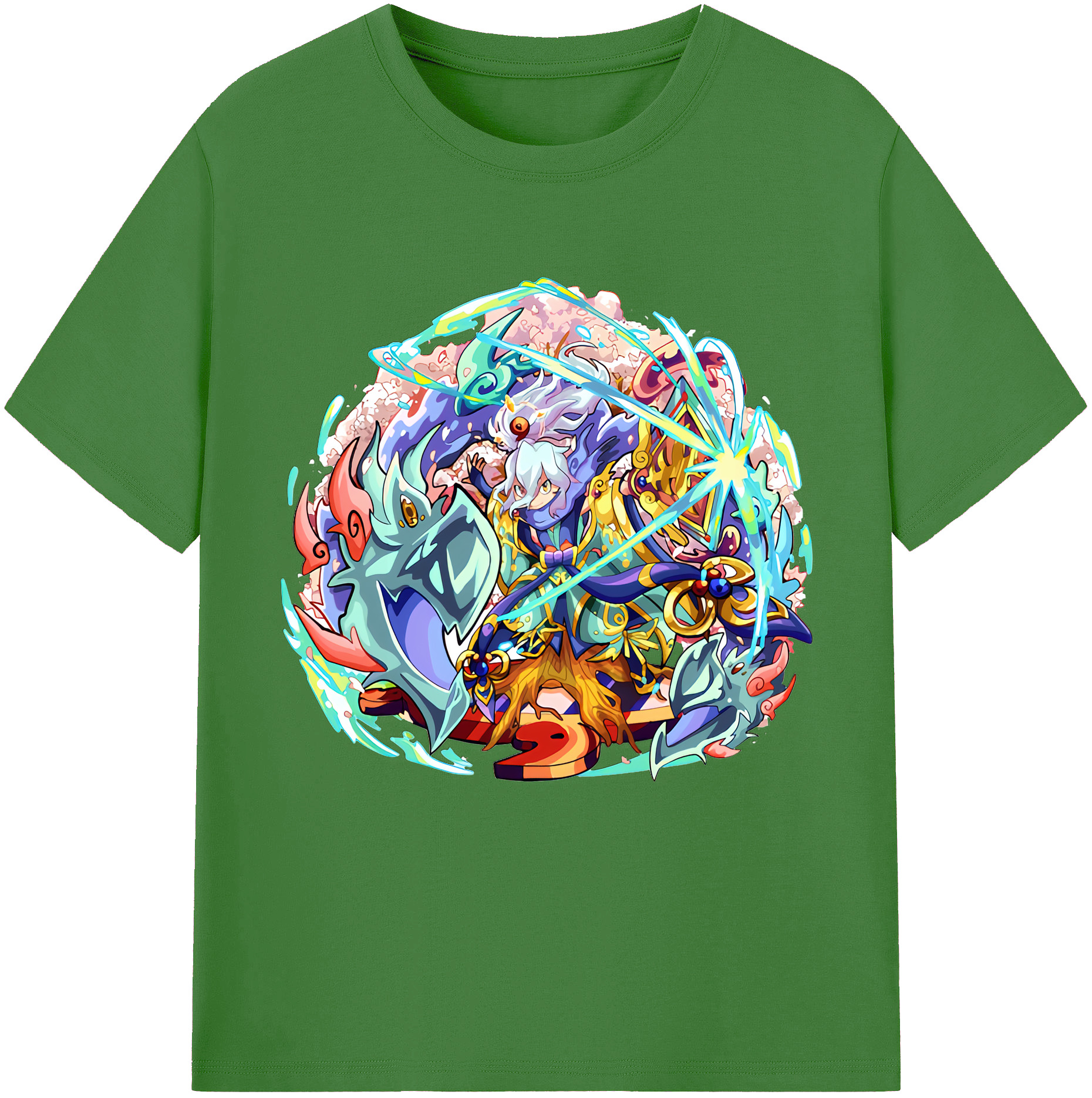 （画像用） 妖怪ウォッチ Yo-kai Watch レディースカジュアルプリントTシャツ（綿100％）